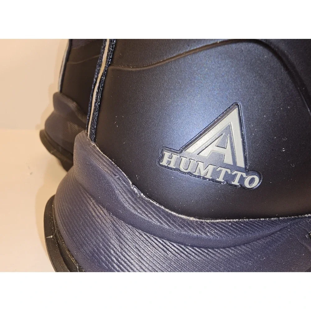 HUMTTO Mens All-Terrain Waterproof Hiking Boots Outdoor Series Navy Blue Sz 11.5